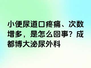 小便尿道口疼痛、次数增多，是怎么回事？成都博大泌尿外科