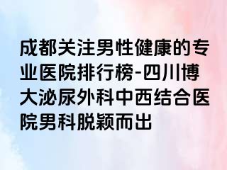 成都关注男性健康的专业医院排行榜-四川博大泌尿外科中西结合医院男科脱颖而出